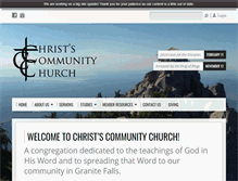 Tablet Screenshot of gfccchurch.org